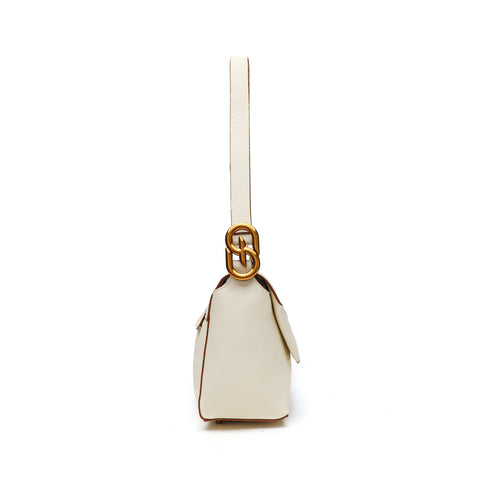 Puzzle Shoulder Bag - White